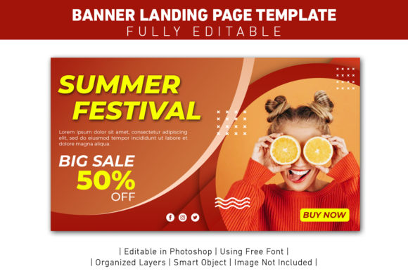 Banner Landing Page Summer Festival: A Strategic Tool for Effective Promotion