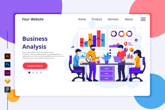 Business Analysis Landing Page Design
