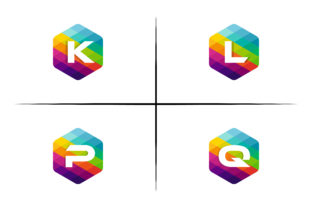 Klpq Hexagon Mosaic Logo: A Colorful Branding Solution