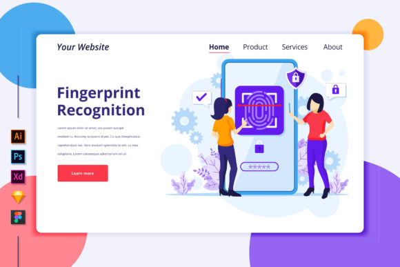 Landing Page of Fingerprint Recognition: A Modern Approach to Biometric Access Control