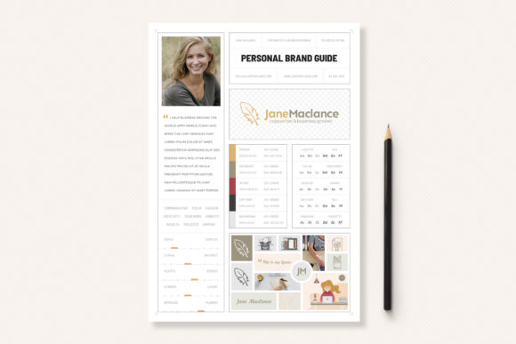 One Page Personal Brand Style Guide: A Visual Tool for Professional Identity