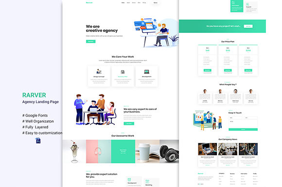 Rarver - Agency Template UI Kit: A Powerful Tool for Web Development Workflows