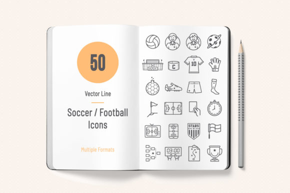 Soccer Football Icons: A Versatile Resource for Creators and Businesses